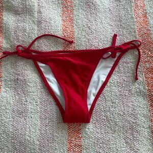 NWOT Bellecarrie Red Bikini Bottom